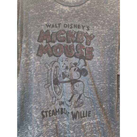 Disneyland Walt Disney Parks Men's Mickey Mouse Steamboat Willie T Shirt XL - Picture 2 of 4